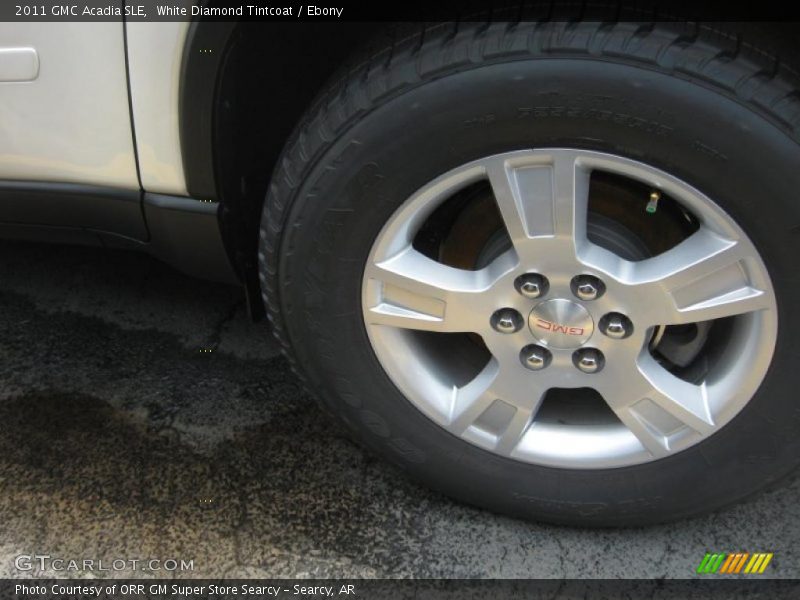 White Diamond Tintcoat / Ebony 2011 GMC Acadia SLE