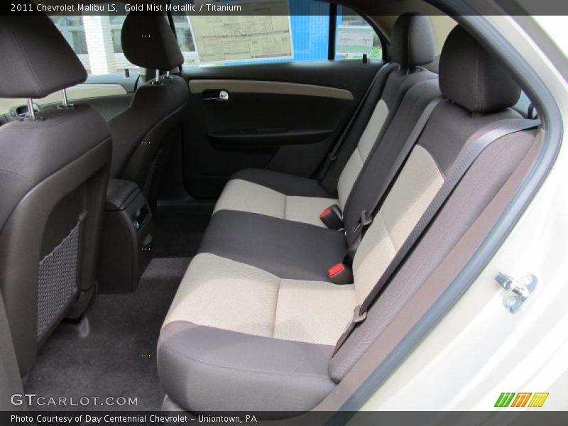 Gold Mist Metallic / Titanium 2011 Chevrolet Malibu LS