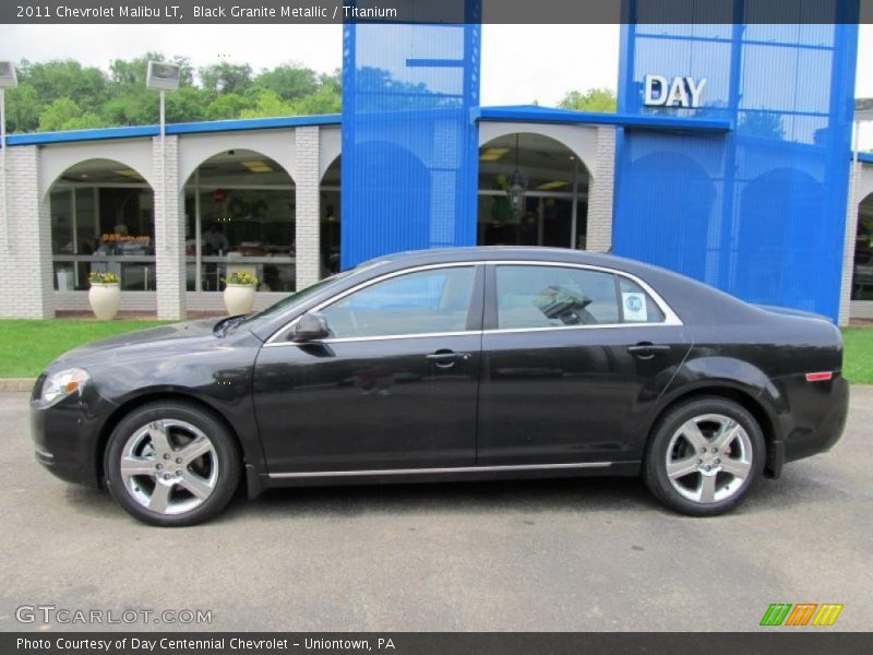 Black Granite Metallic / Titanium 2011 Chevrolet Malibu LT