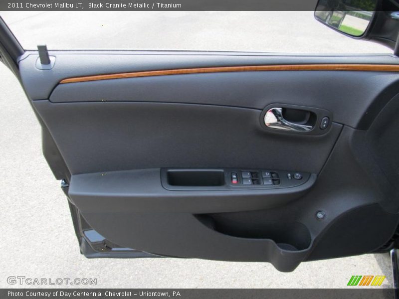 Black Granite Metallic / Titanium 2011 Chevrolet Malibu LT