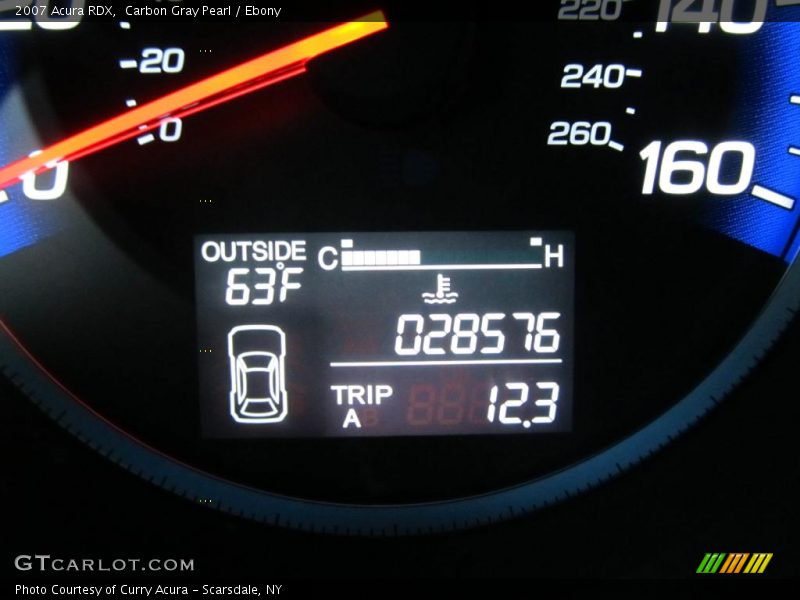 Carbon Gray Pearl / Ebony 2007 Acura RDX