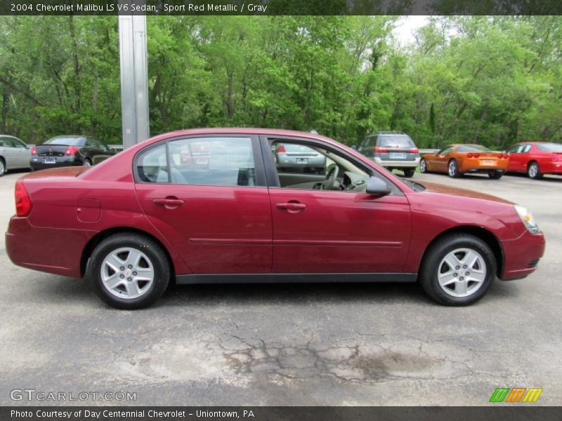  2004 Malibu LS V6 Sedan Sport Red Metallic