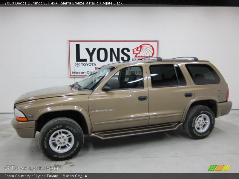 Sierra Bronze Metallic / Agate Black 2000 Dodge Durango SLT 4x4