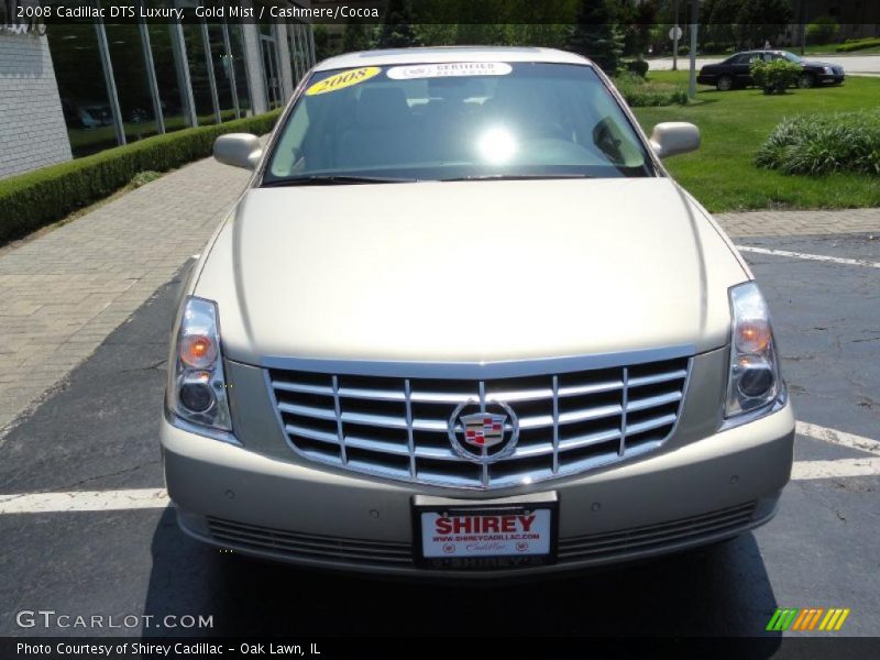Gold Mist / Cashmere/Cocoa 2008 Cadillac DTS Luxury