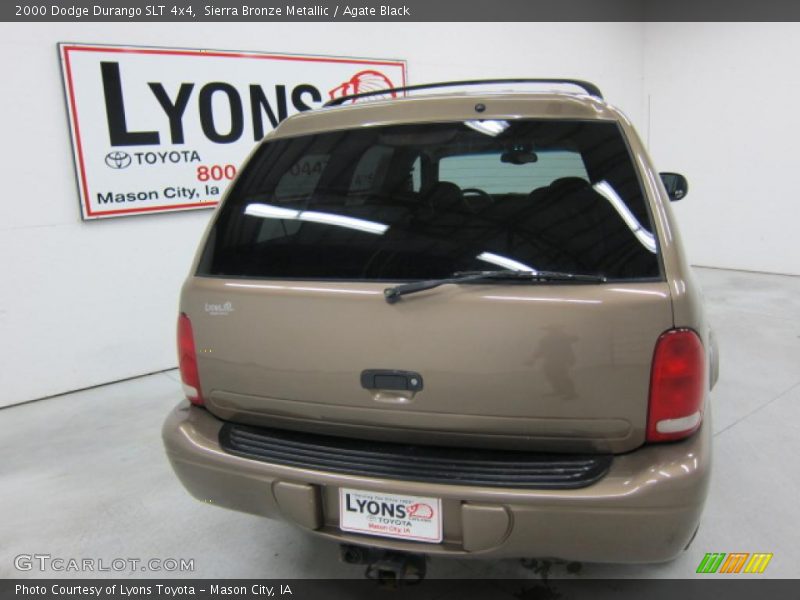 Sierra Bronze Metallic / Agate Black 2000 Dodge Durango SLT 4x4