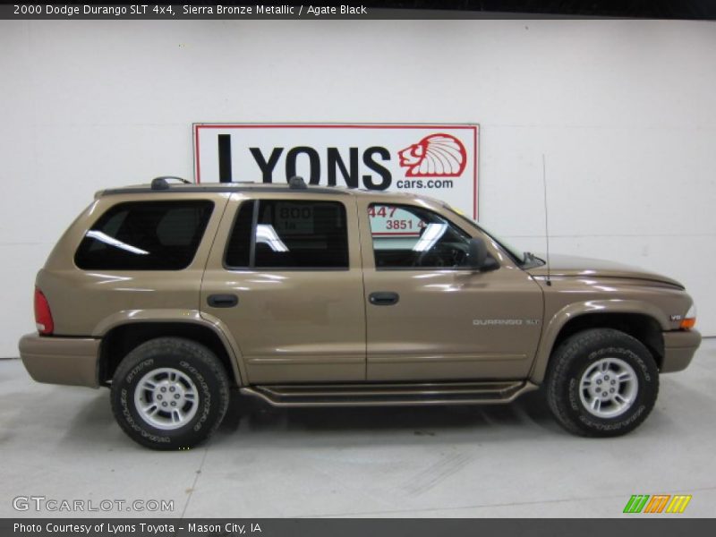 Sierra Bronze Metallic / Agate Black 2000 Dodge Durango SLT 4x4
