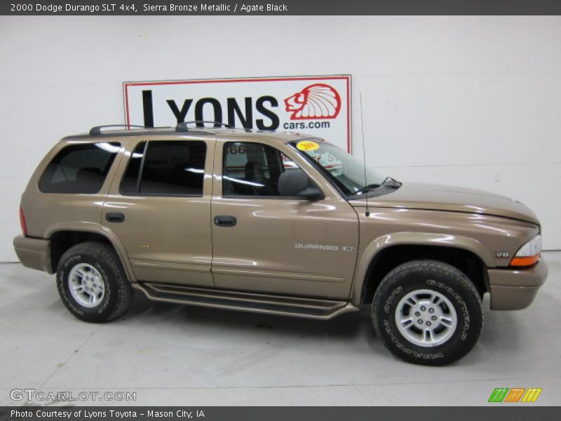 Sierra Bronze Metallic / Agate Black 2000 Dodge Durango SLT 4x4