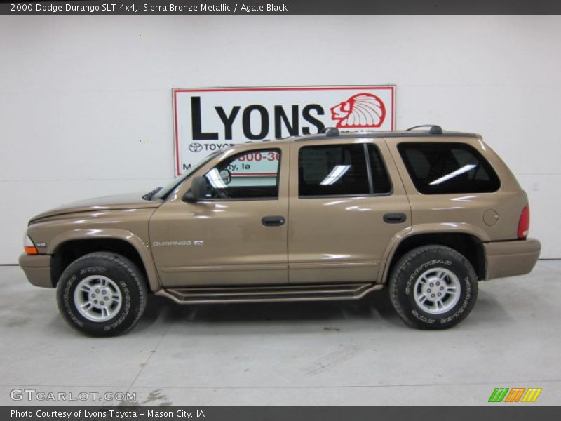 Sierra Bronze Metallic / Agate Black 2000 Dodge Durango SLT 4x4