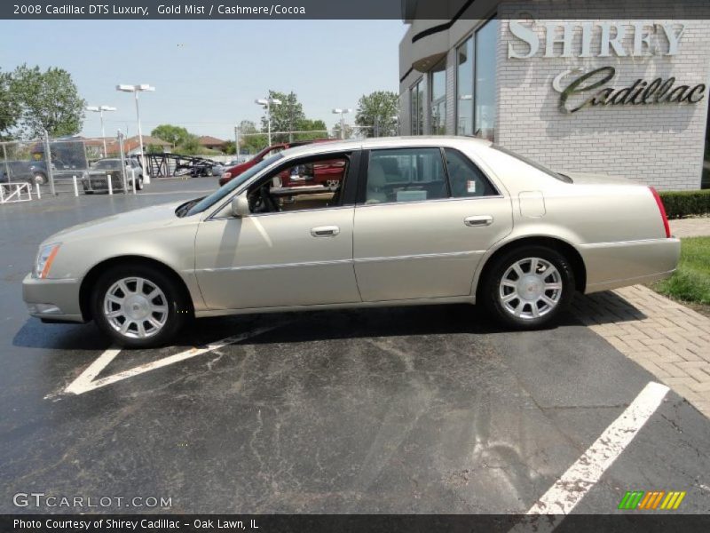 Gold Mist / Cashmere/Cocoa 2008 Cadillac DTS Luxury