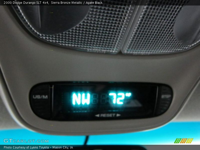 Sierra Bronze Metallic / Agate Black 2000 Dodge Durango SLT 4x4