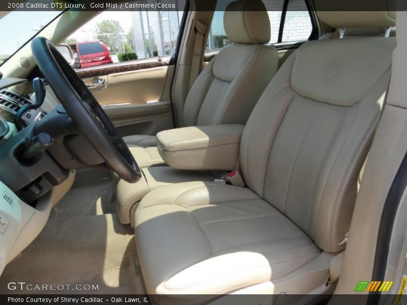 Gold Mist / Cashmere/Cocoa 2008 Cadillac DTS Luxury