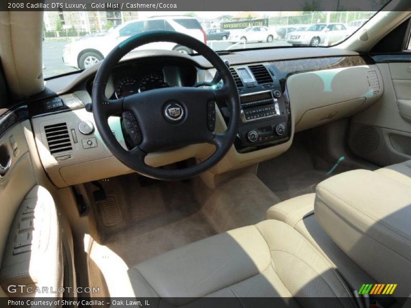 Gold Mist / Cashmere/Cocoa 2008 Cadillac DTS Luxury