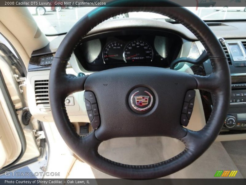 Gold Mist / Cashmere/Cocoa 2008 Cadillac DTS Luxury