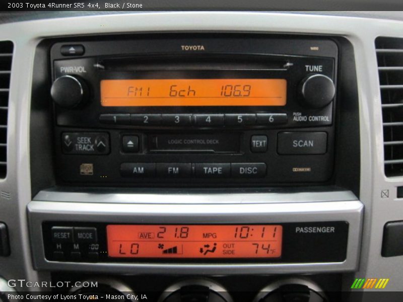 Black / Stone 2003 Toyota 4Runner SR5 4x4
