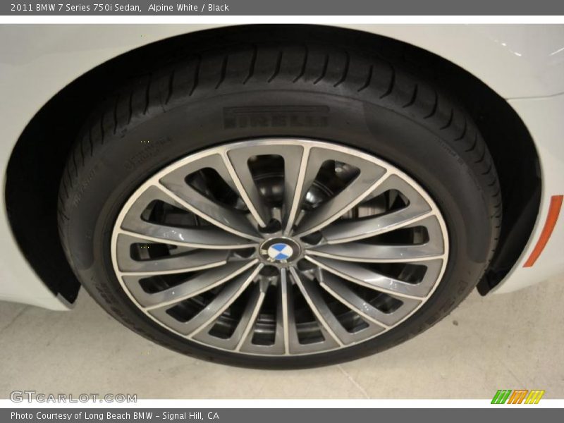 Alpine White / Black 2011 BMW 7 Series 750i Sedan