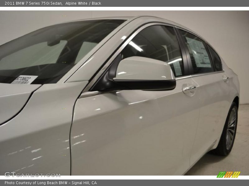 Alpine White / Black 2011 BMW 7 Series 750i Sedan