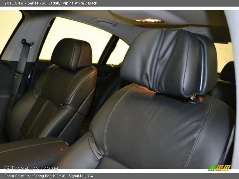 Alpine White / Black 2011 BMW 7 Series 750i Sedan