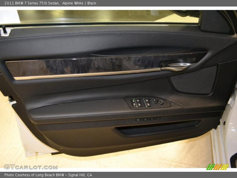 Alpine White / Black 2011 BMW 7 Series 750i Sedan