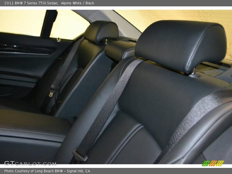 Alpine White / Black 2011 BMW 7 Series 750i Sedan