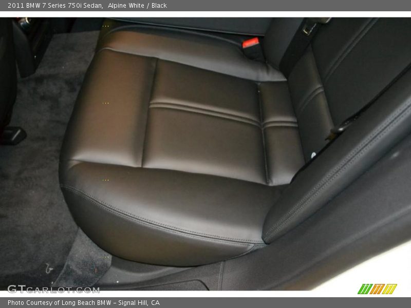 Alpine White / Black 2011 BMW 7 Series 750i Sedan