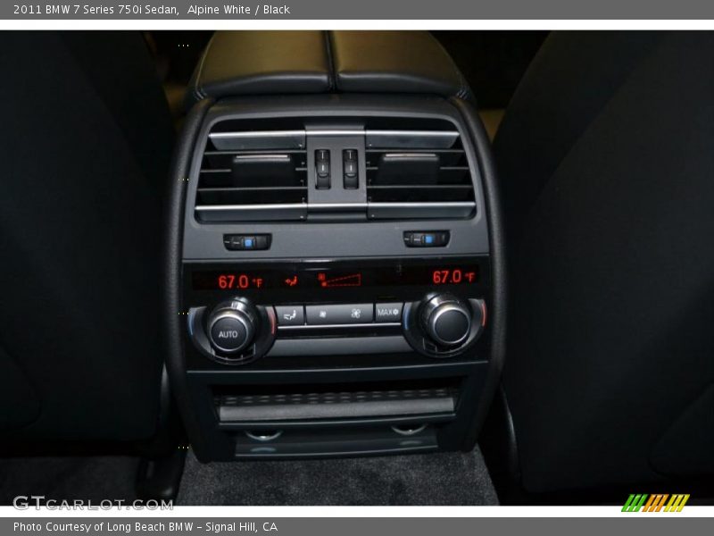 Alpine White / Black 2011 BMW 7 Series 750i Sedan