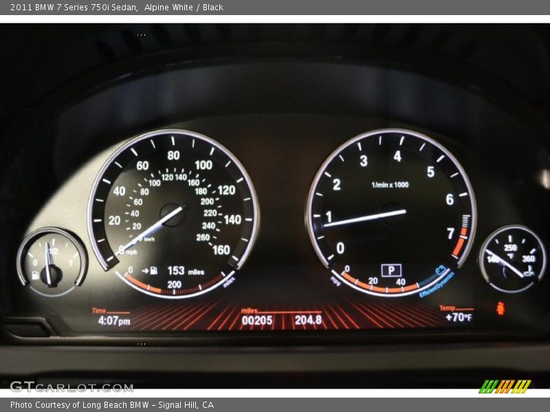  2011 7 Series 750i Sedan 750i Sedan Gauges