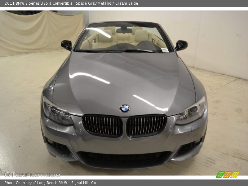 Space Gray Metallic / Cream Beige 2011 BMW 3 Series 335is Convertible