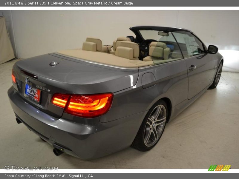 Space Gray Metallic / Cream Beige 2011 BMW 3 Series 335is Convertible