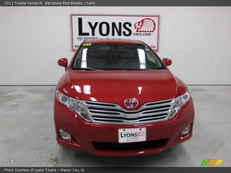 Barcelona Red Metallic / Ivory 2011 Toyota Venza I4