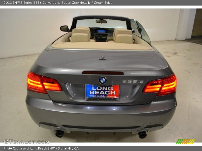 Space Gray Metallic / Cream Beige 2011 BMW 3 Series 335is Convertible
