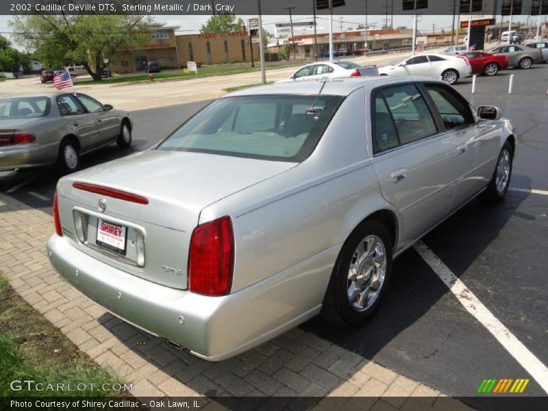 Sterling Metallic / Dark Gray 2002 Cadillac DeVille DTS