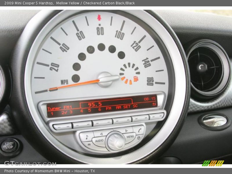 Mellow Yellow / Checkered Carbon Black/Black 2009 Mini Cooper S Hardtop
