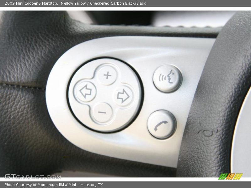Mellow Yellow / Checkered Carbon Black/Black 2009 Mini Cooper S Hardtop