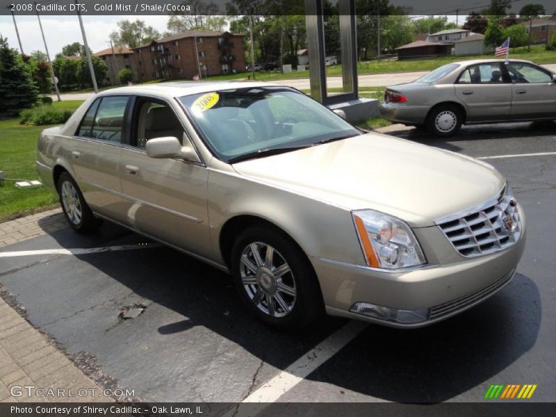 Gold Mist / Shale/Cocoa 2008 Cadillac DTS