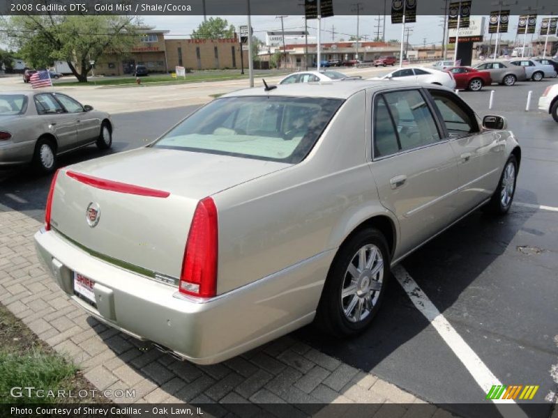 Gold Mist / Shale/Cocoa 2008 Cadillac DTS