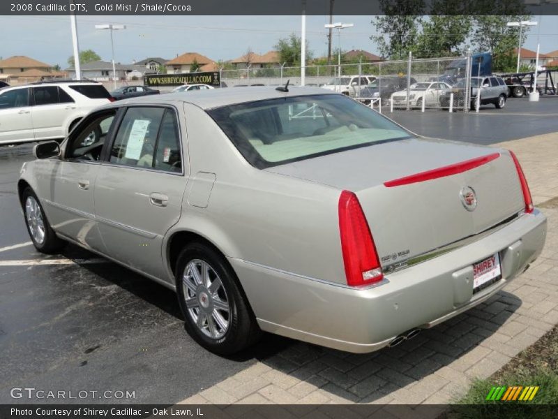 Gold Mist / Shale/Cocoa 2008 Cadillac DTS