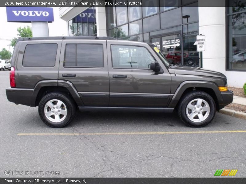 Dark Khaki Pearl / Dark Khaki/Light Graystone 2006 Jeep Commander 4x4