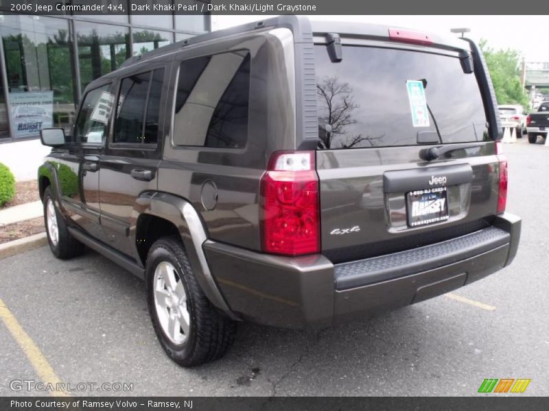 Dark Khaki Pearl / Dark Khaki/Light Graystone 2006 Jeep Commander 4x4