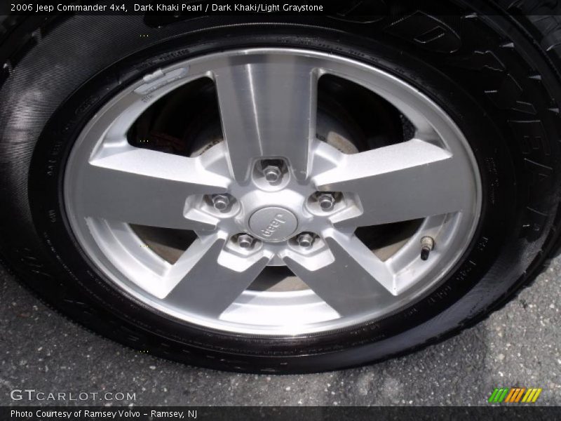 Dark Khaki Pearl / Dark Khaki/Light Graystone 2006 Jeep Commander 4x4