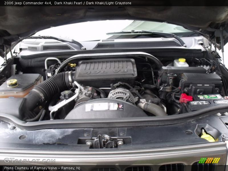 Dark Khaki Pearl / Dark Khaki/Light Graystone 2006 Jeep Commander 4x4