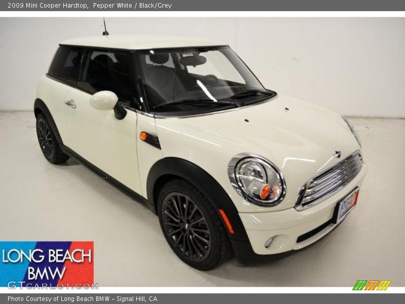 Pepper White / Black/Grey 2009 Mini Cooper Hardtop