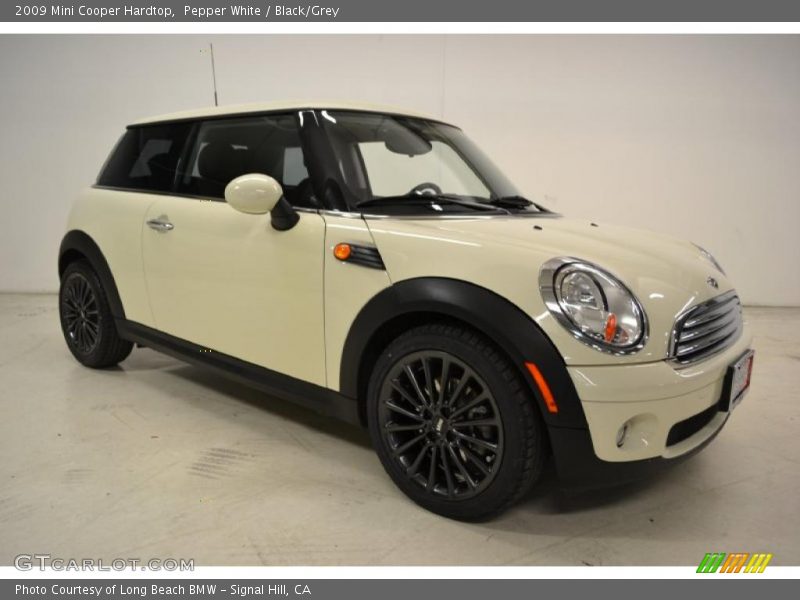 Pepper White / Black/Grey 2009 Mini Cooper Hardtop