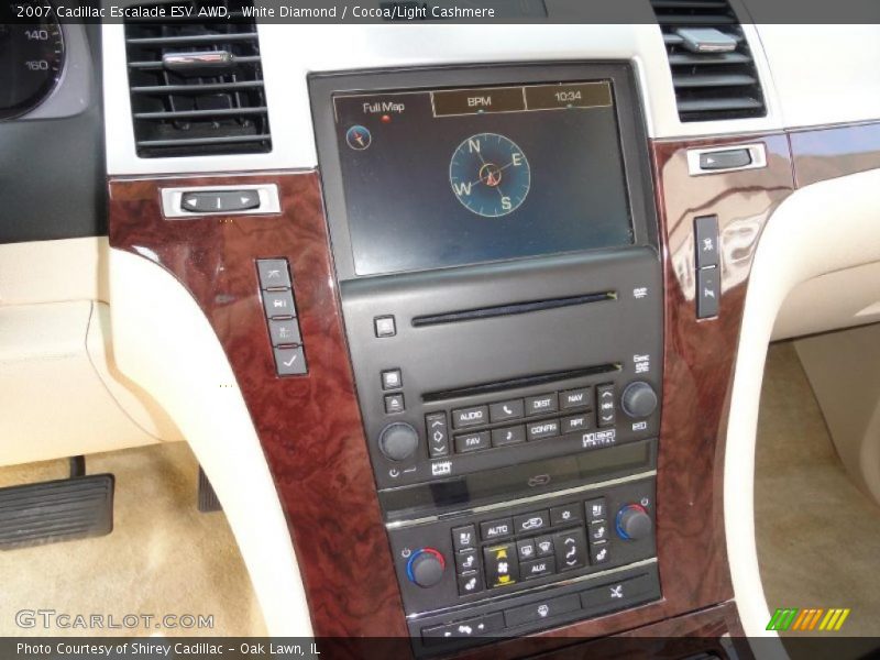 White Diamond / Cocoa/Light Cashmere 2007 Cadillac Escalade ESV AWD