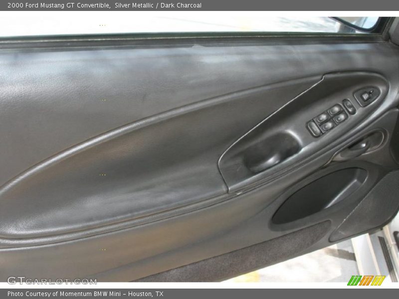 Silver Metallic / Dark Charcoal 2000 Ford Mustang GT Convertible