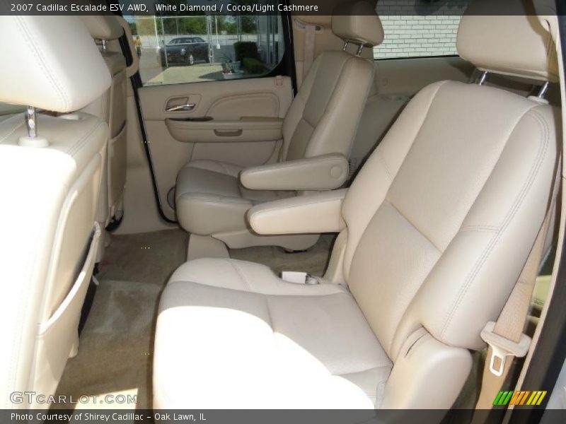 White Diamond / Cocoa/Light Cashmere 2007 Cadillac Escalade ESV AWD