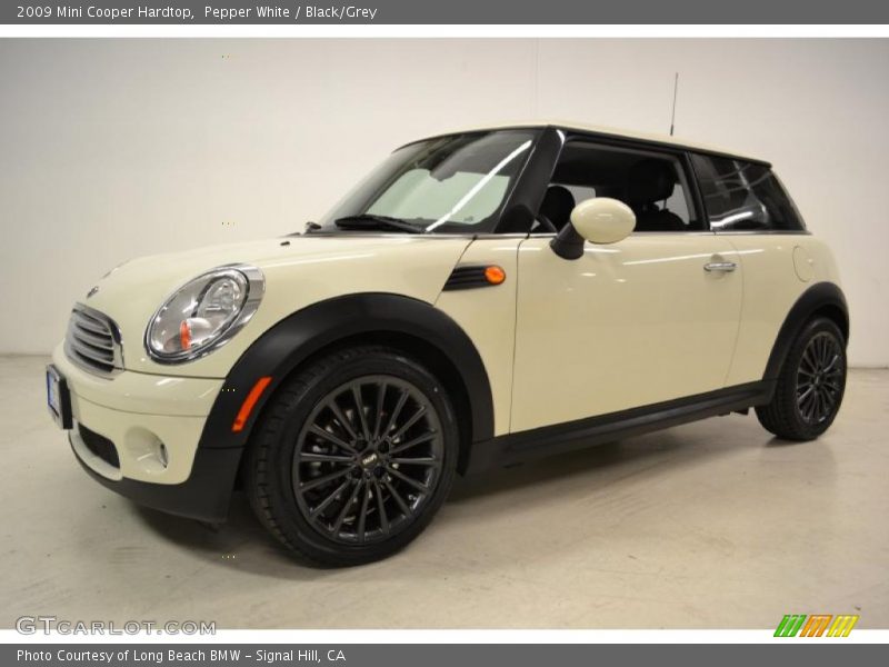 Pepper White / Black/Grey 2009 Mini Cooper Hardtop