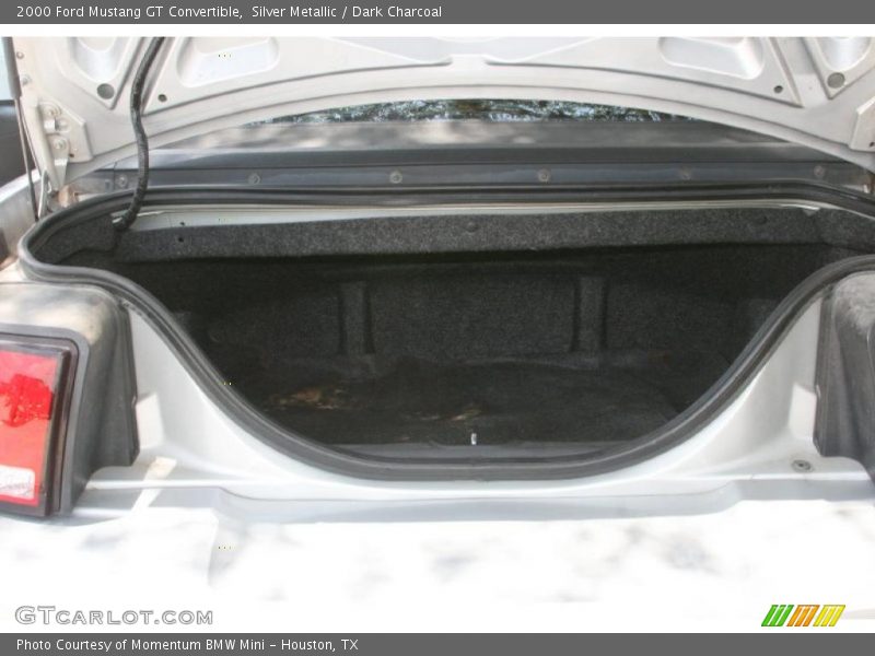 Silver Metallic / Dark Charcoal 2000 Ford Mustang GT Convertible