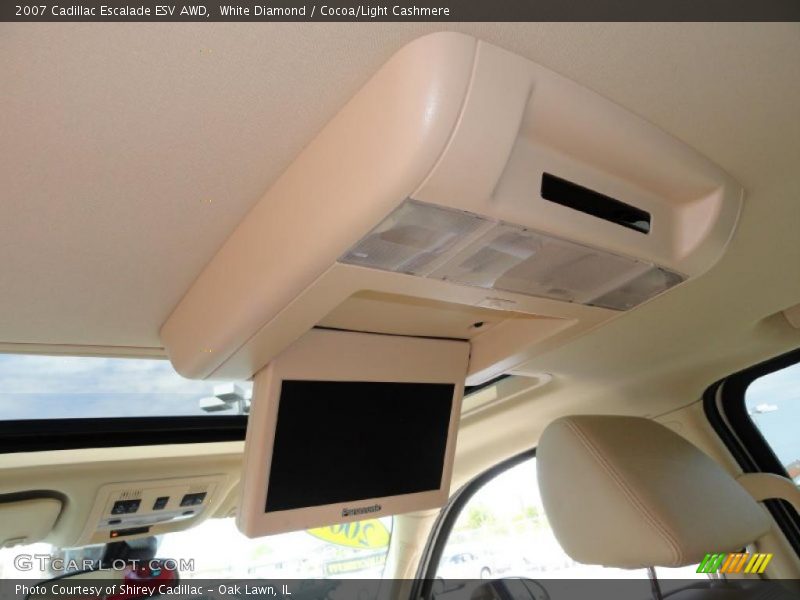 White Diamond / Cocoa/Light Cashmere 2007 Cadillac Escalade ESV AWD