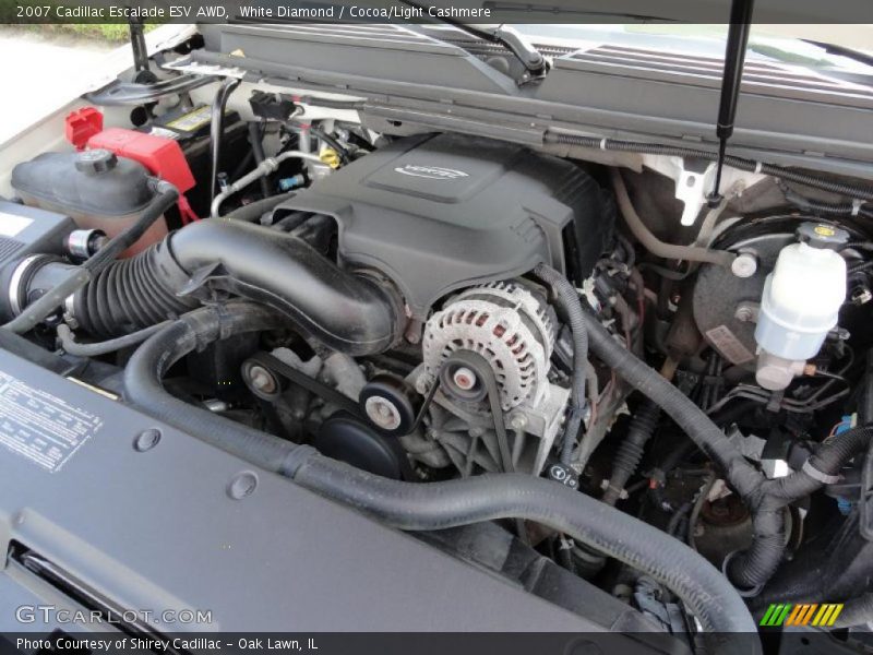 White Diamond / Cocoa/Light Cashmere 2007 Cadillac Escalade ESV AWD