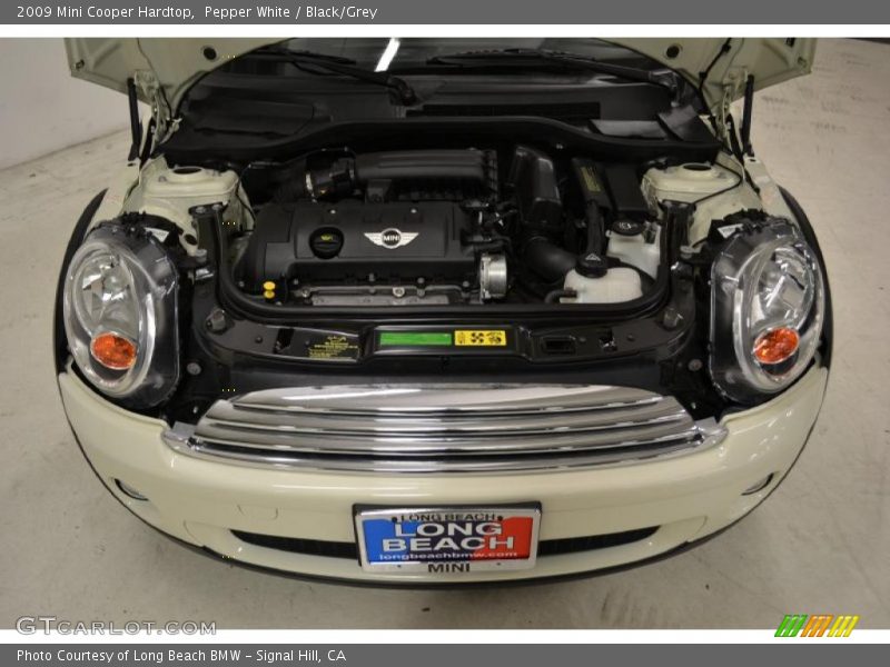 Pepper White / Black/Grey 2009 Mini Cooper Hardtop